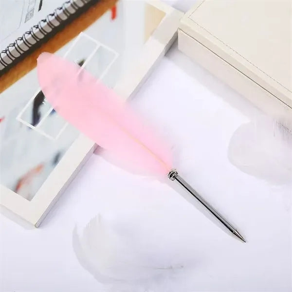 Retro Feather Quill Ball Pen