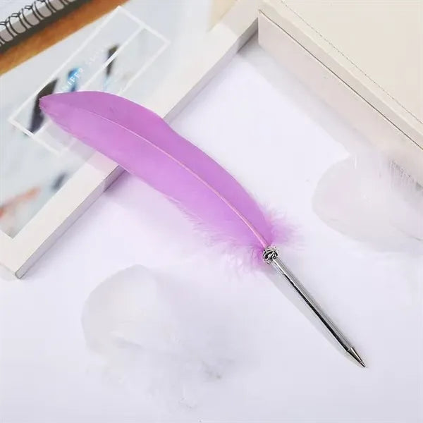 Retro Feather Quill Ball Pen