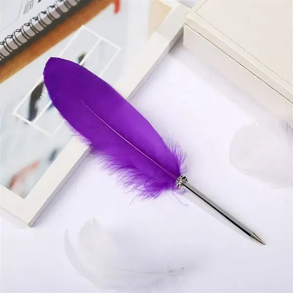 Retro Feather Quill Ball Pen