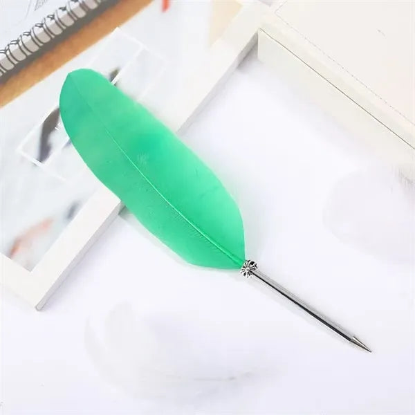 Retro Feather Quill Ball Pen