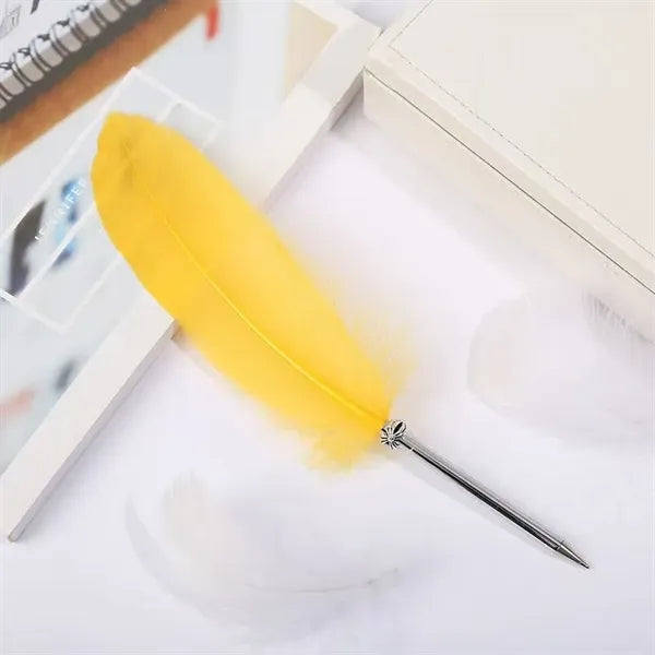 Retro Feather Quill Ball Pen