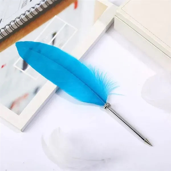 Retro Feather Quill Ball Pen