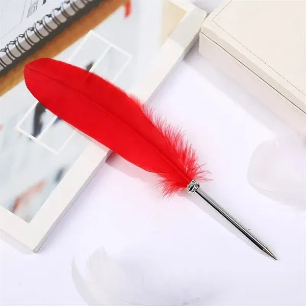 Retro Feather Quill Ball Pen