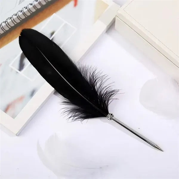 Retro Feather Quill Ball Pen