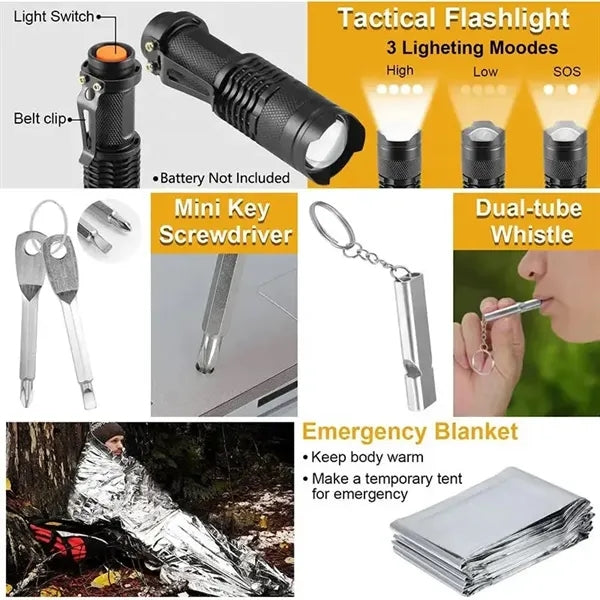 Emergency Survival Gear/ Men's Fishing Hunt Birthda