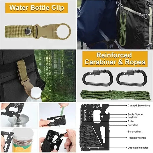 Emergency Survival Gear/ Men's Fishing Hunt Birthda