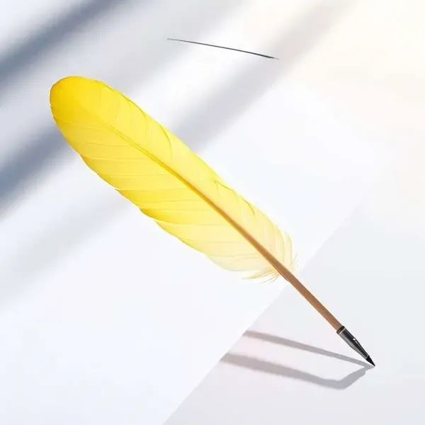 Retro Feather Quill Ball Pen