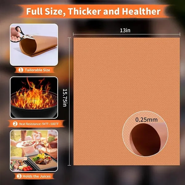 Resuable Grill Mat for BBQ