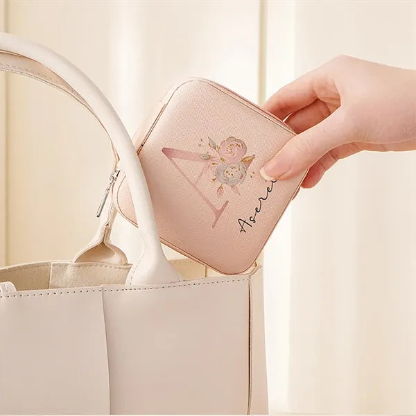 Mini Zippered Travel jewelry case