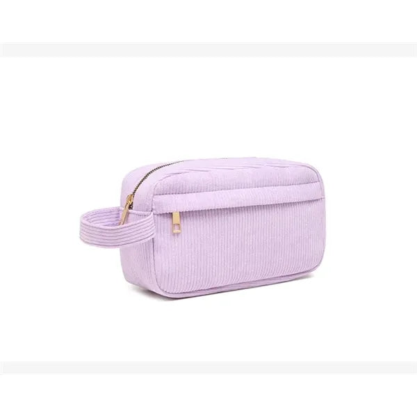 Corduroy Makeup Bag