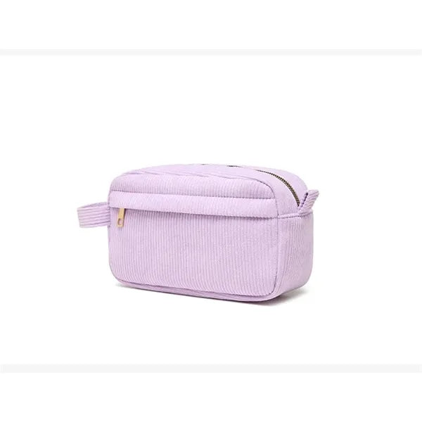 Corduroy Makeup Bag