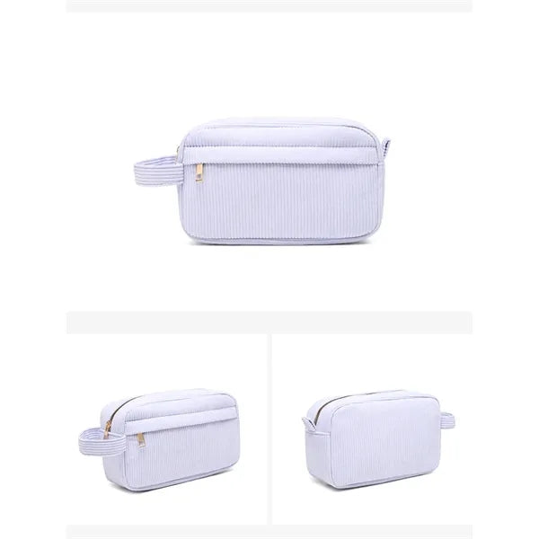 Corduroy Makeup Bag