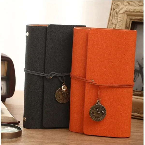 A6 Vintage Leather Journal Notebook Sketchbook