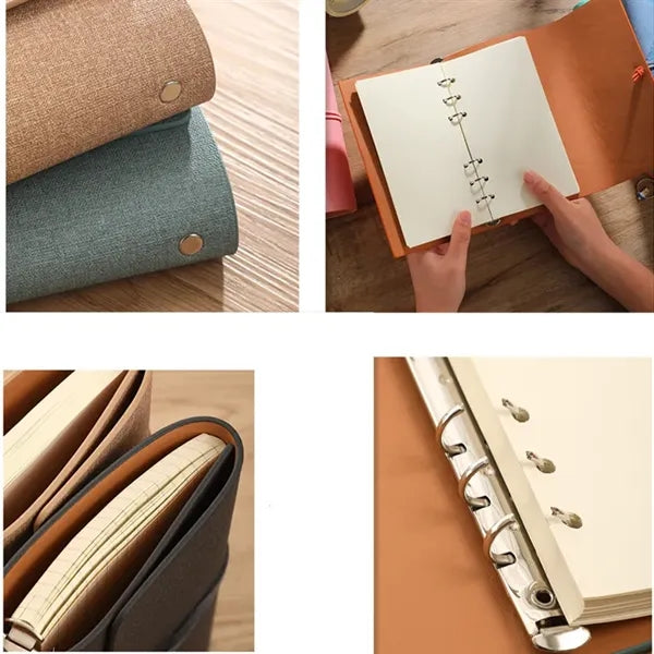 A6 Vintage Leather Journal Notebook Sketchbook