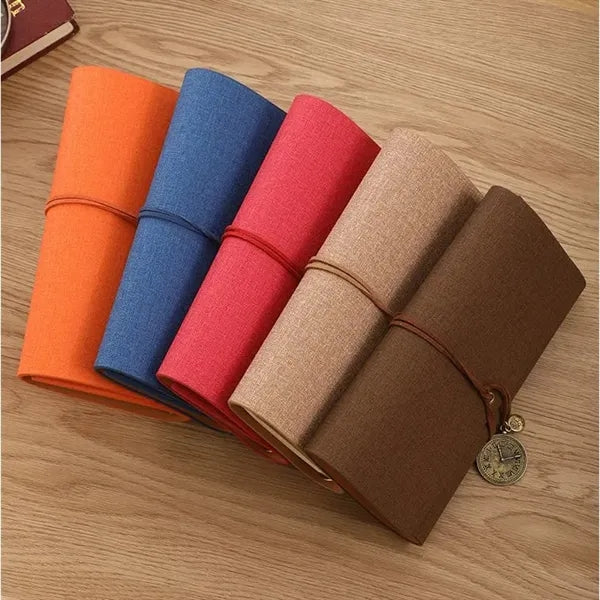 A6 Vintage Leather Journal Notebook Sketchbook