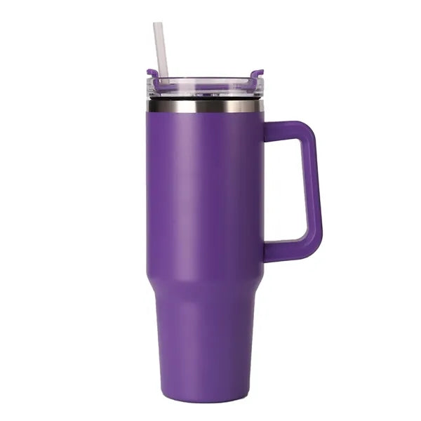 40oz Insulated Tumbler With Straw