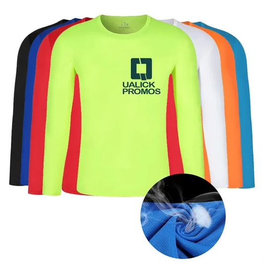 Quick Dry Moisture Wicking Long Sleeve Running Tee Shirts