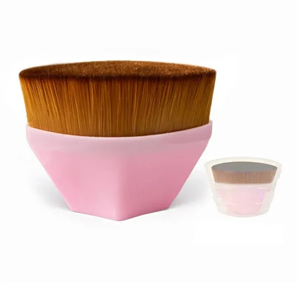 Foundation Makeup Brush Flat Top with Protective Case
