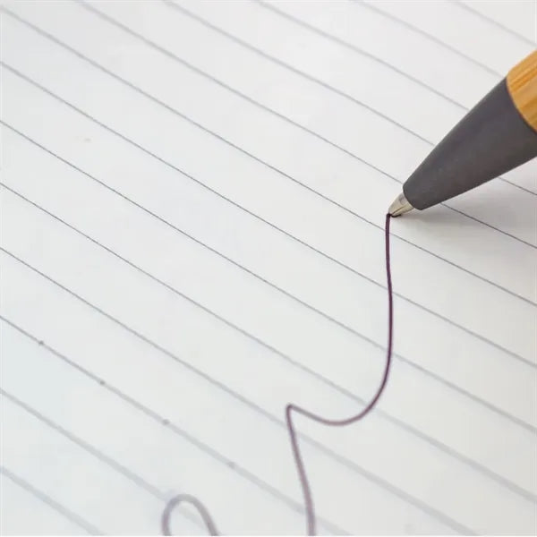 Soft Touch Bamboo Pen with Stylus