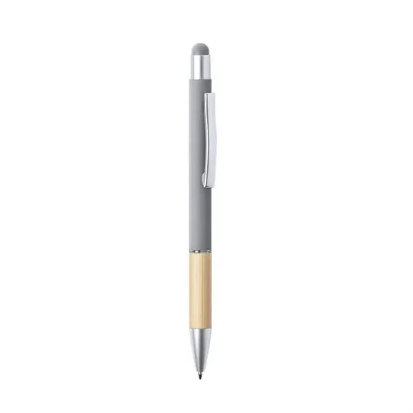 Soft Touch Bamboo Pen with Stylus