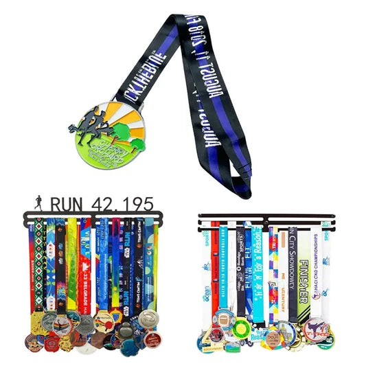 Die-Cast Metal Award Medal W/ Lanyard