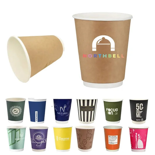 Full Color 12OOZ Double Wall Insulated Paper Coffee Cup