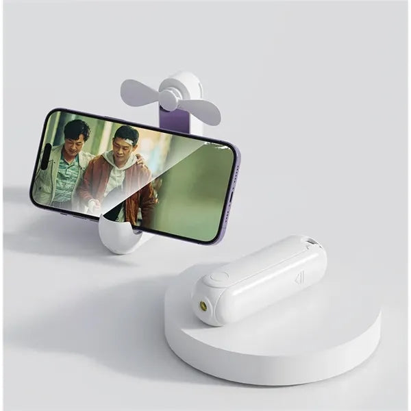 Multifunctional Portable Fan with Flashlight and Power Bank