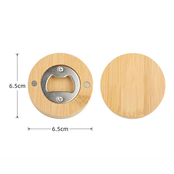 Bamboo Square Coaster & Bottle Opener