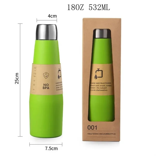 Sports Thermos Cup Vacuum Flask Coke Insulated Bottle 18oz