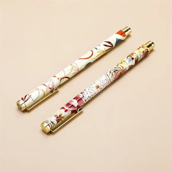 Heat transferPrinted metal signature pen