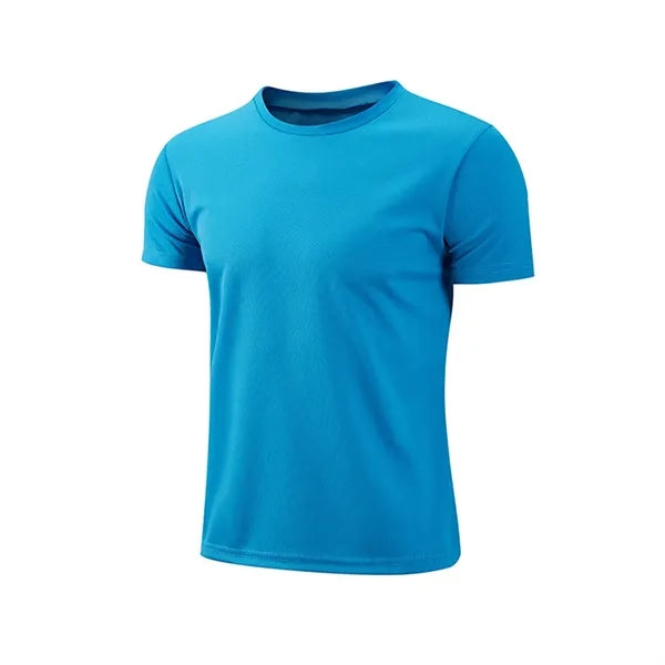 Unisex Lightweight Quick-Dry Short Sleeve Sports T-Shirt