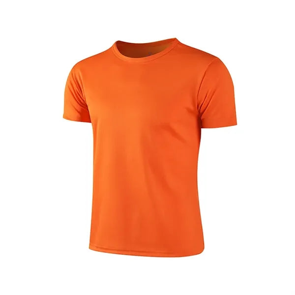 Unisex Lightweight Quick-Dry Short Sleeve Sports T-Shirt