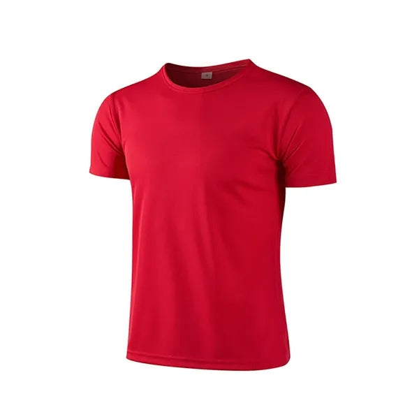 Unisex Lightweight Quick-Dry Short Sleeve Sports T-Shirt
