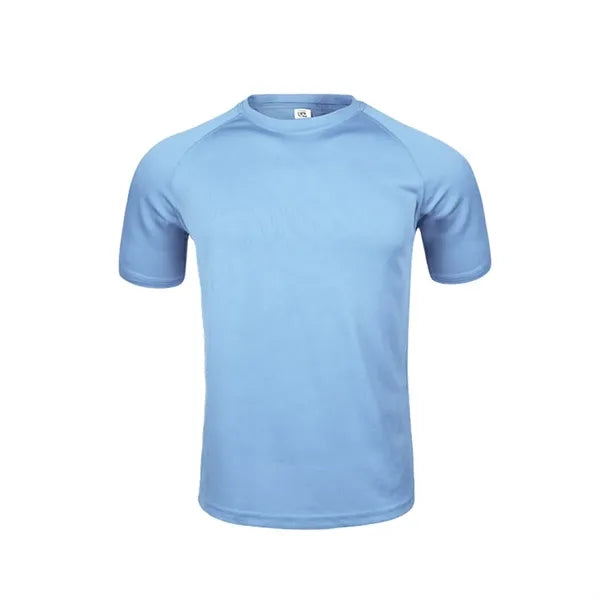 Unisex Quick-Dry Round Neck Sports T-Shirt