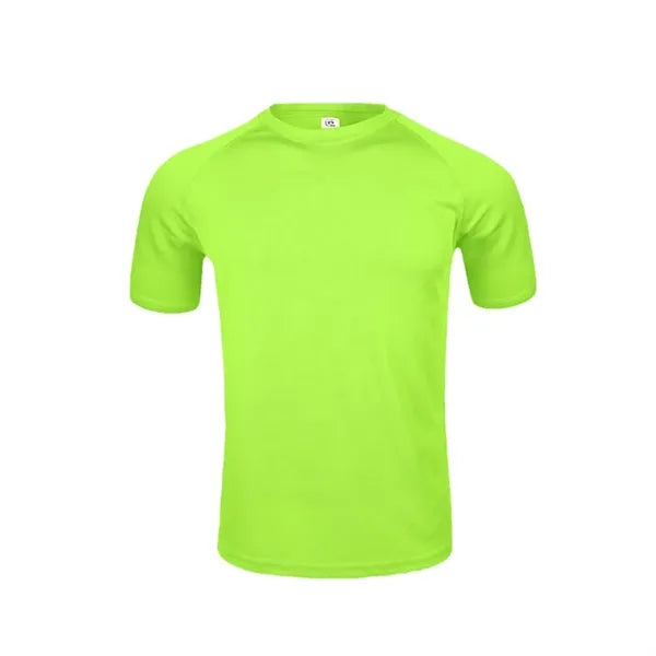 Unisex Quick-Dry Round Neck Sports T-Shirt