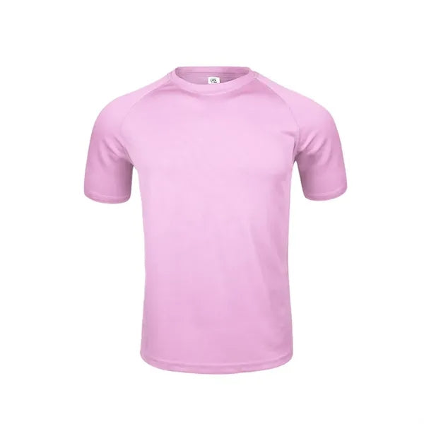 Unisex Quick-Dry Round Neck Sports T-Shirt