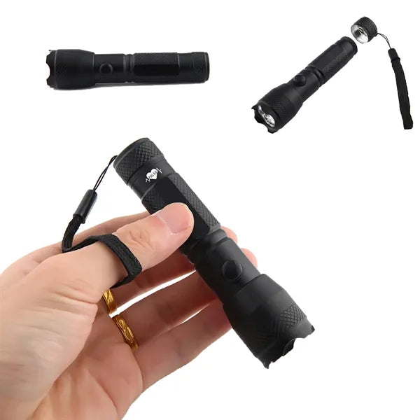 Outdoor Multi-Functional Strong Light Aluminum Flashlight