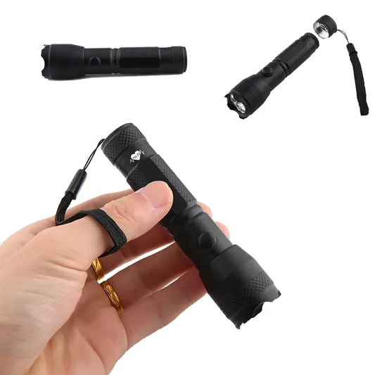 Outdoor Multi-Functional Strong Light Aluminum Flashlight