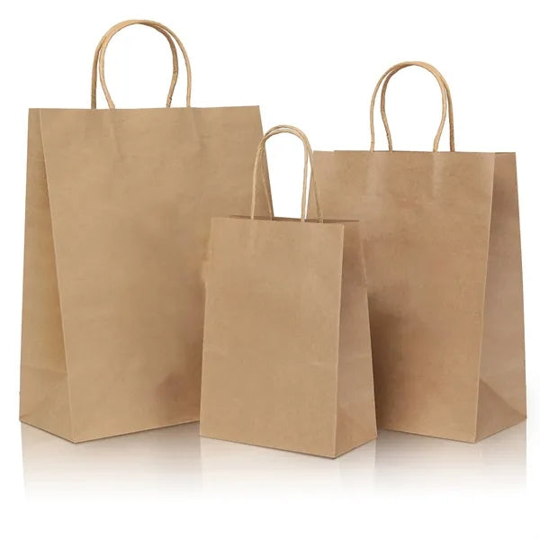 Kraft Paper Shopper Tote Bag