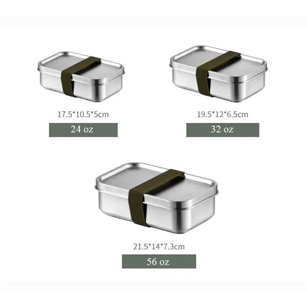 24 oz Stainless Steel Lunch Box