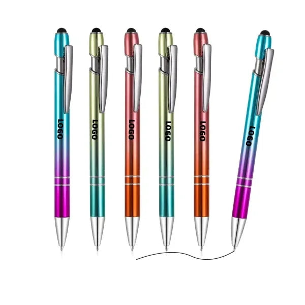 Multicolor Ombre Metal Pen & Stylus