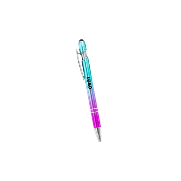 Multicolor Ombre Metal Pen & Stylus