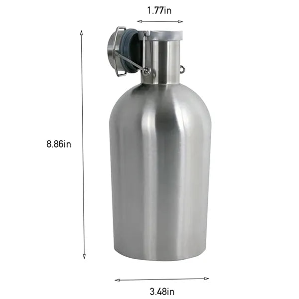34 oz stainless steel beer growler for groomsmen gift