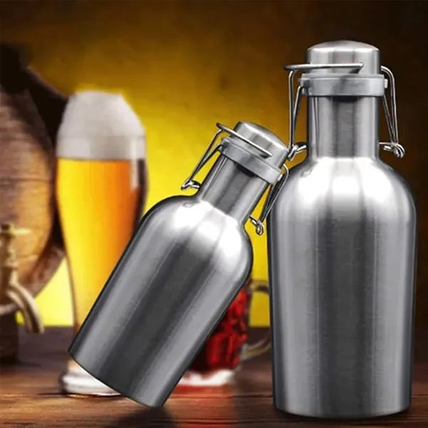 34 oz stainless steel beer growler for groomsmen gift