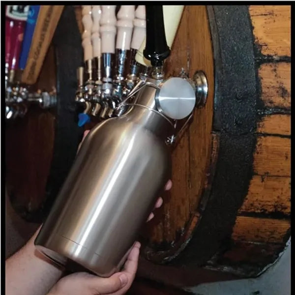 34 oz stainless steel beer growler for groomsmen gift