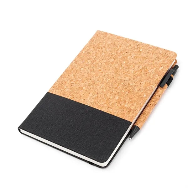 Eco-friendly Hardcover A5-sized Notebook & Pen in Gift Box