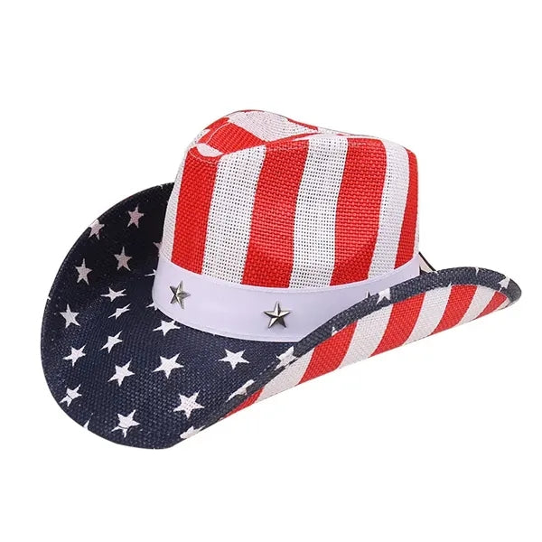 American Western Cowboy Star Jazz Hat