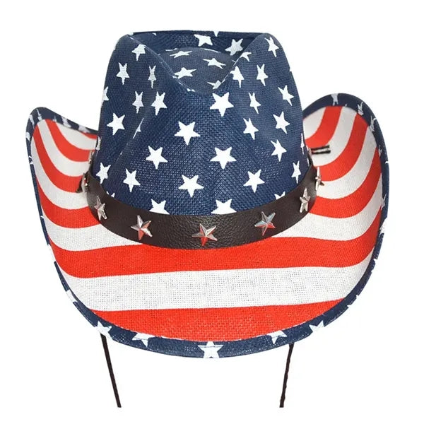 American Western Cowboy Star Jazz Hat