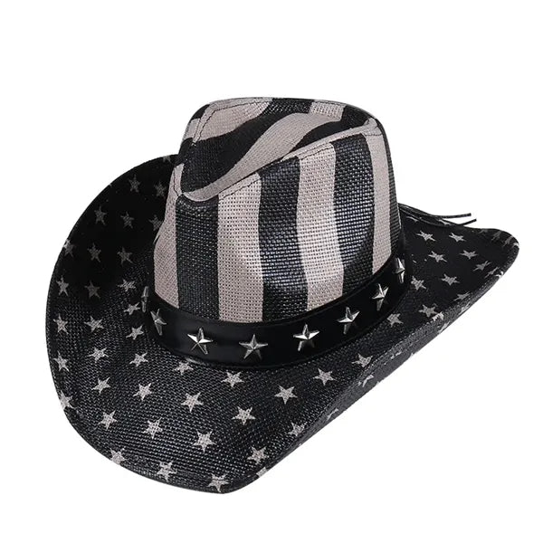 American Western Cowboy Star Jazz Hat