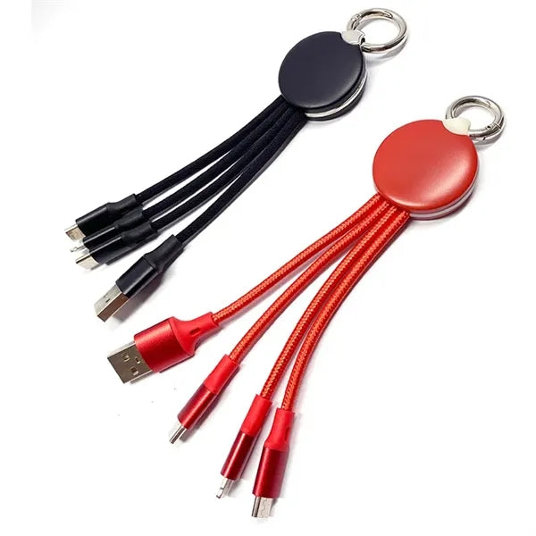 3 in 1 Multiport USB Mobile Phone Charging Cable